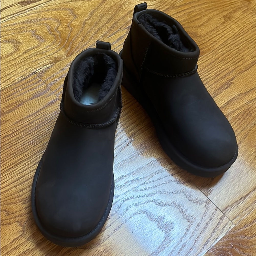 Brown Leather UGG Boots